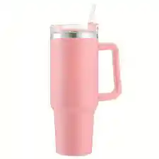 Vaso Térmico De Acero Inoxidable Aislado De 40oz Color Rosado