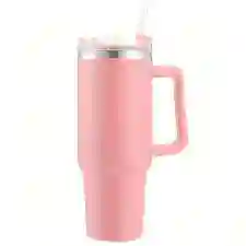 Vaso Térmico De Acero Inoxidable Aislado De 40oz Color Rosado