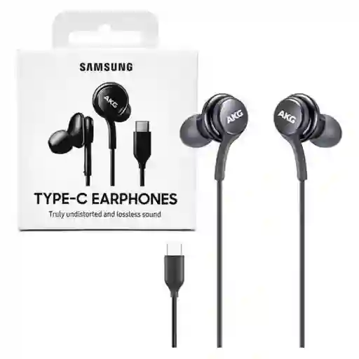 Manos Libres Samsung Akg Usb Tipo C Color Negro 1.1