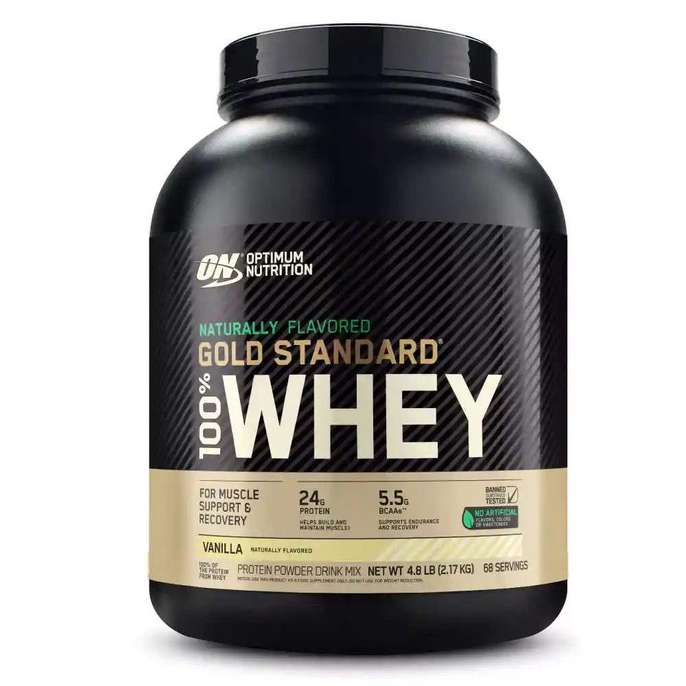 Gold Standard Naturally Flavored 100% Whey 4.8 Lb Optimum Nutrition