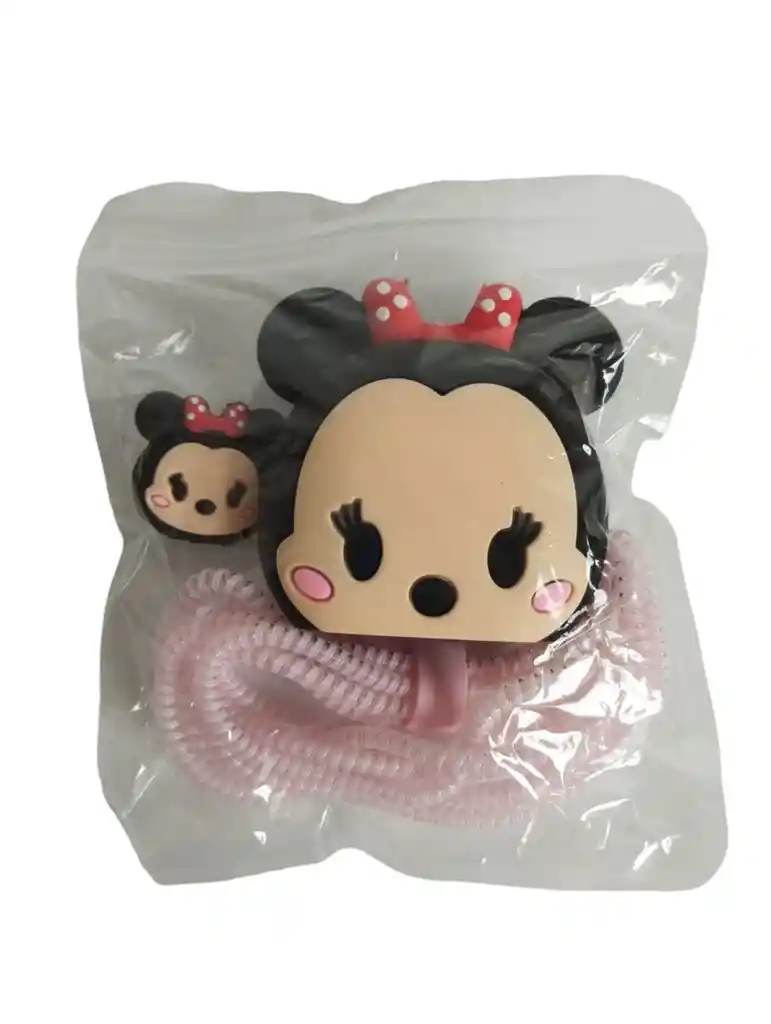 Protector De Cargador Completo Para Iphone Diseño Minnie