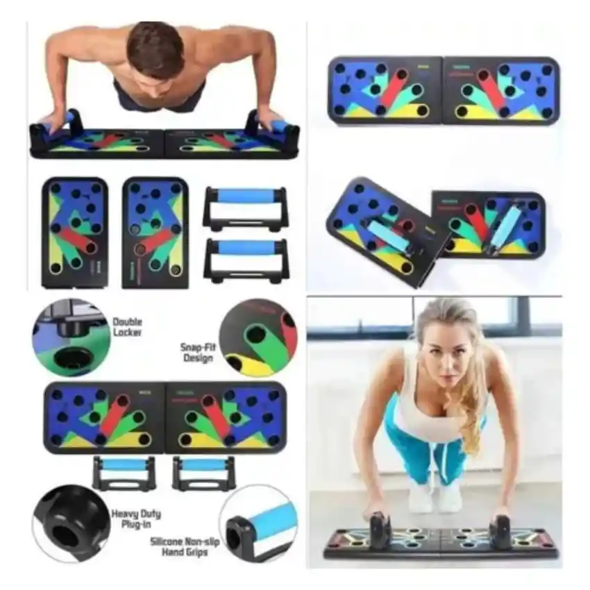 Tabla De Entrenamiento Completo Push Up Para Flexiones Brazo