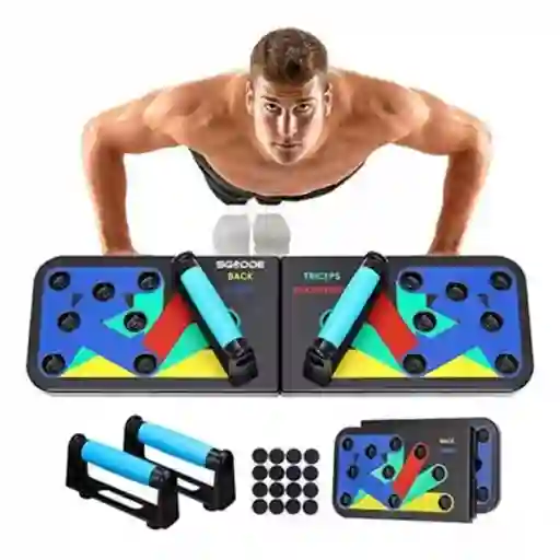 Tabla De Entrenamiento Completo Push Up Para Flexiones Brazo