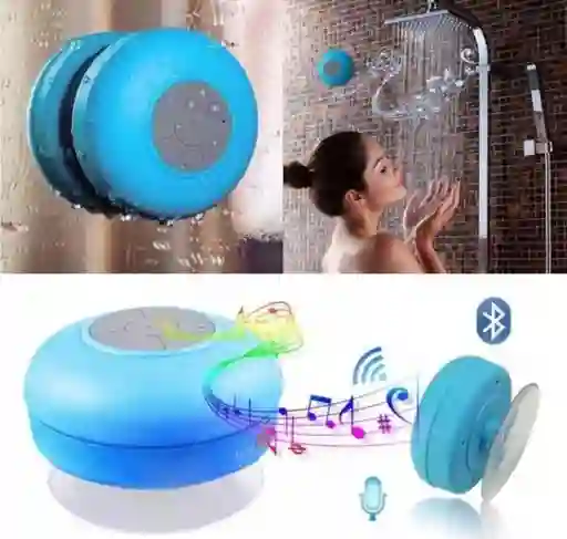 Parlante Alta Voz Recargable Ducha Bluetooth Resiste Agua Color A Disponibilidad