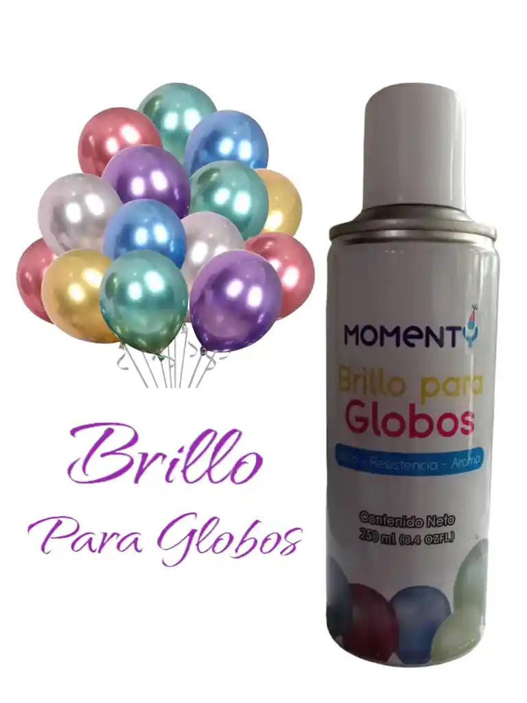 Spray Siliconado Para Brillo De Globos