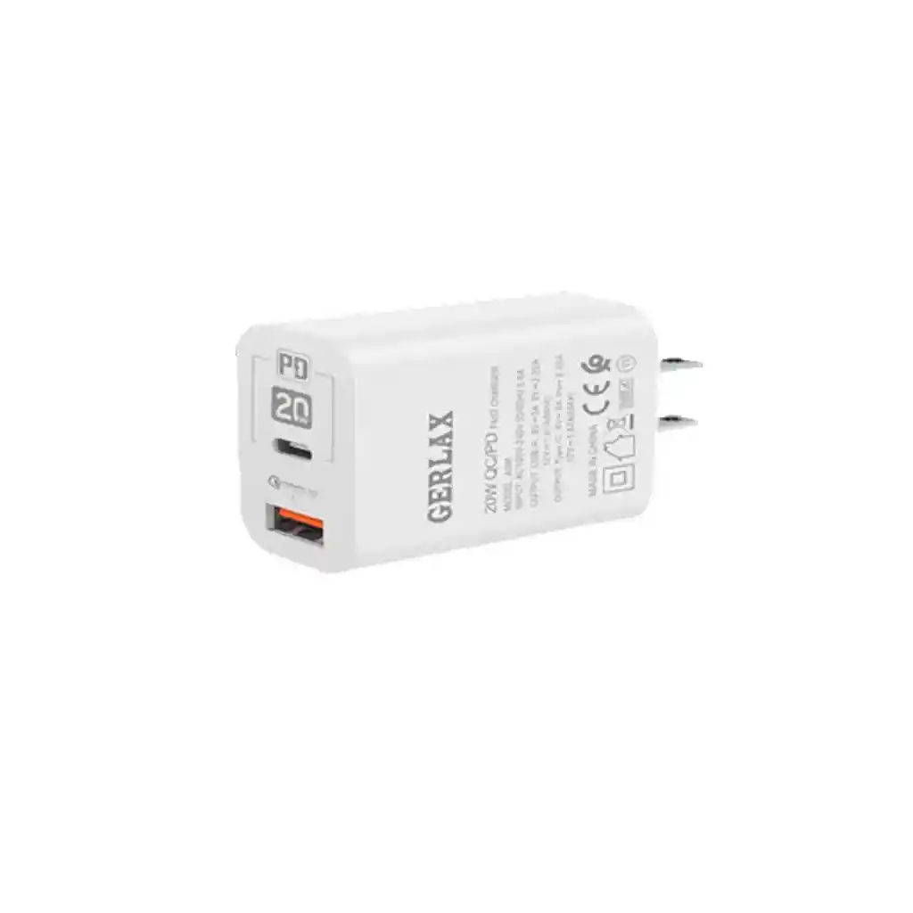 Cargador De Pared Aaa Iphone Usb-c 20w Y Usb Qc 3.0