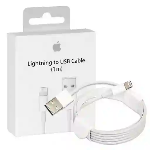 Cable Carga Rapida Y Datos Lightning Usb 1 Metro 1:1 Iphone