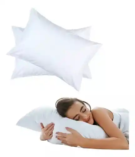 Almohadas De Algodón Siliconadas Antialérgicas. Cod 1393