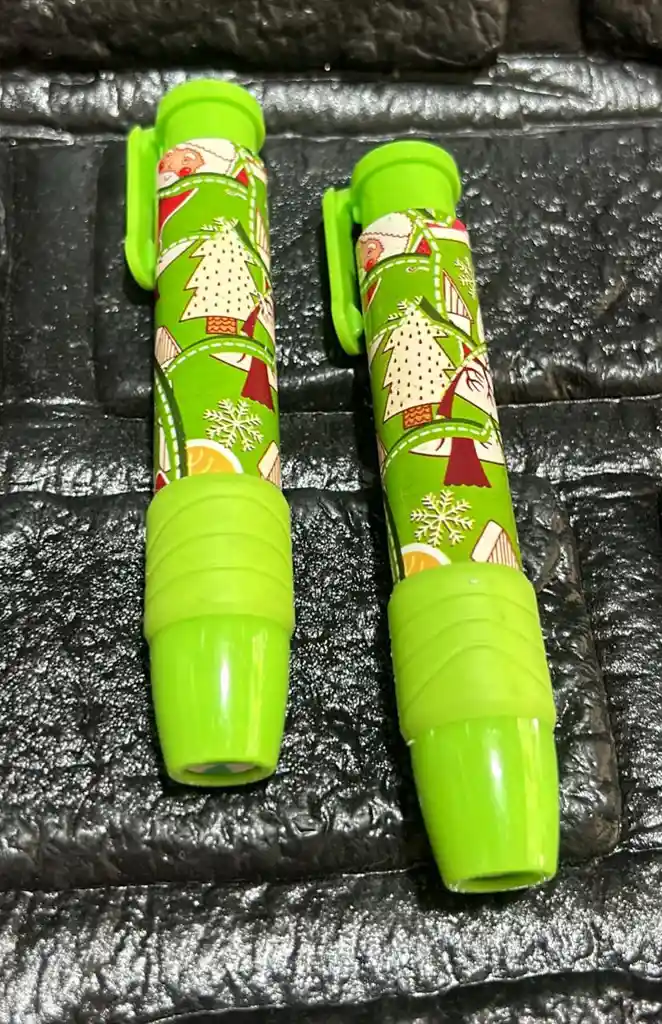 Borrador Retractil Infantil Verde
