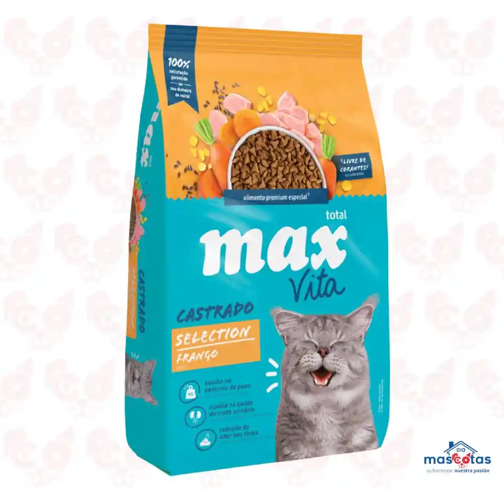 Max Vita Gato Adulto Castrado Selection 3 Kg