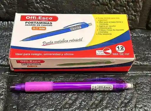 Portaminas Offi Esco 0.7 Morado