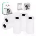 Rollo Termico Adhesivo Para Mini Impresora Paq X5