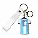 Llavero Silicona 3d Camiseta Messi Argentina