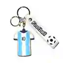 Llavero Silicona 3d Camiseta Messi Argentina