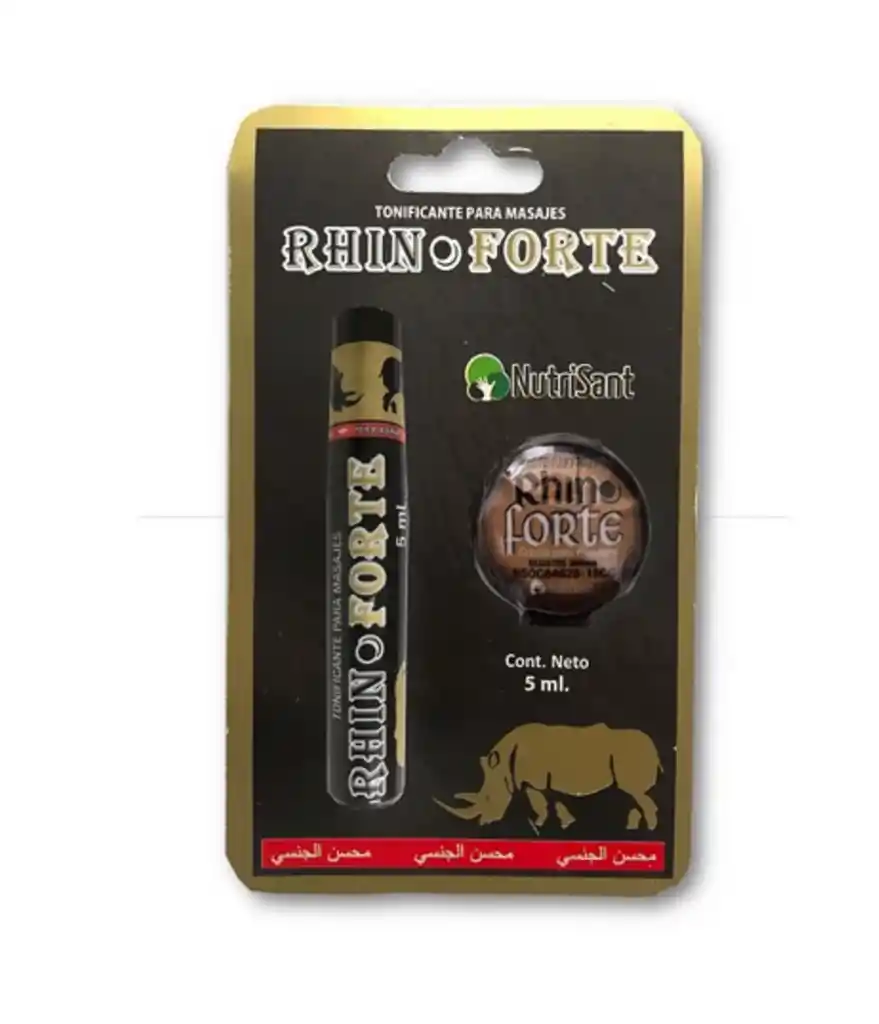 Retardante Rhino Forte Aceite Para Masajes 5 Ml Nutrisant