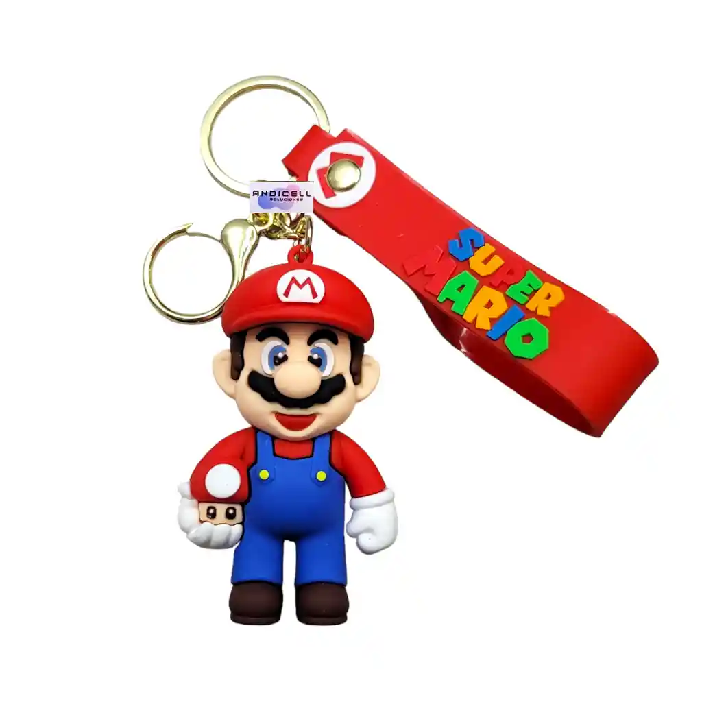 Llavero Silicona 3d Mario Bross