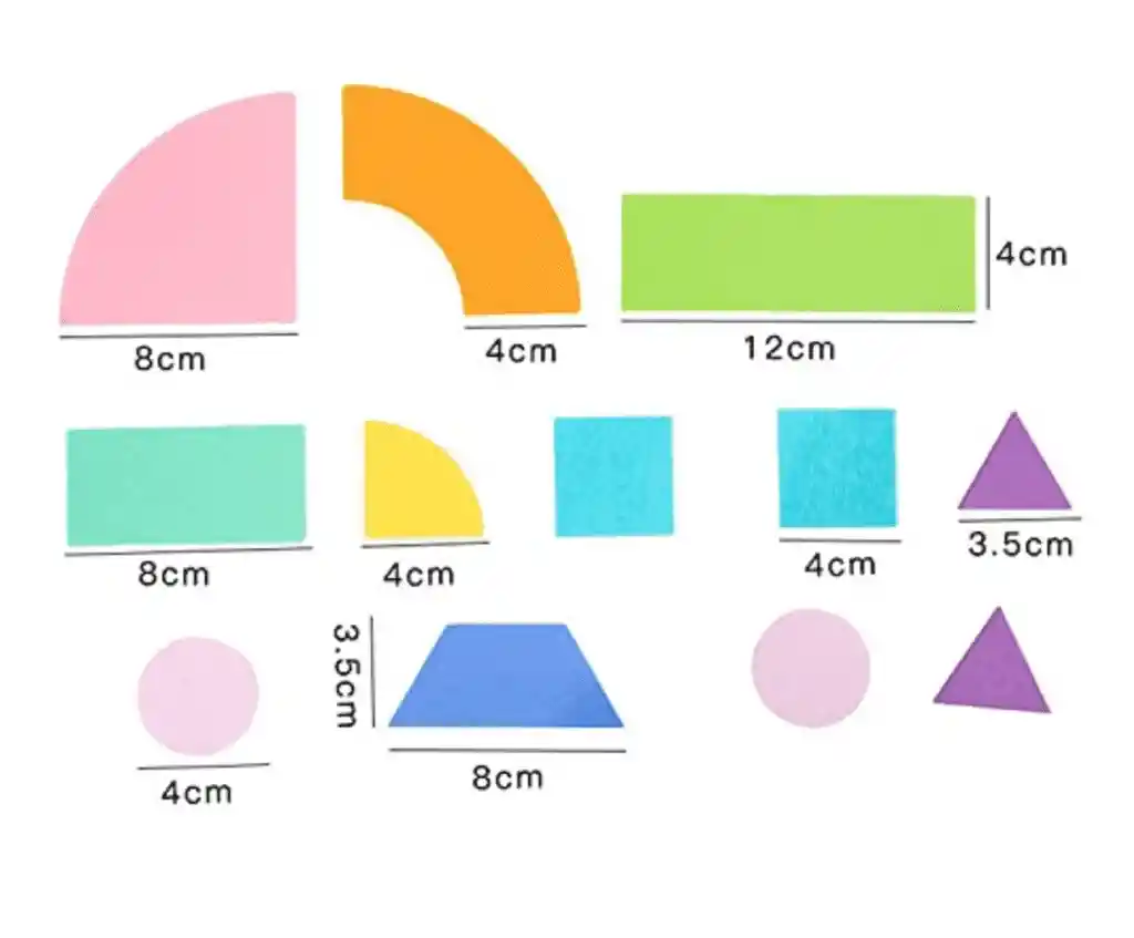 Bloques De Rompecabezas De Geometría Artística