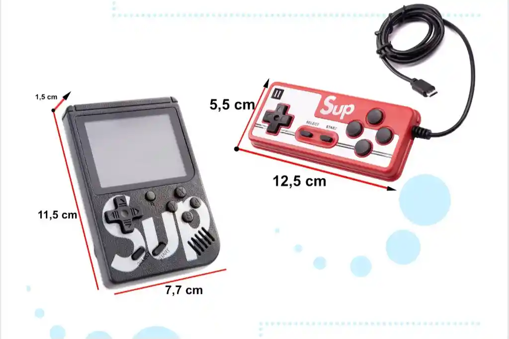 Consola Mini De Videojuegos Retro 400 Juegos. Mini Consola De Juegos Portátil