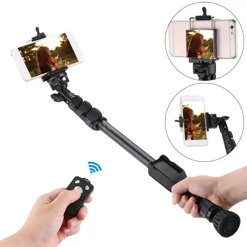 Palo Selfie Profesional | Monopod Bluetooth Para Celular Y Camara