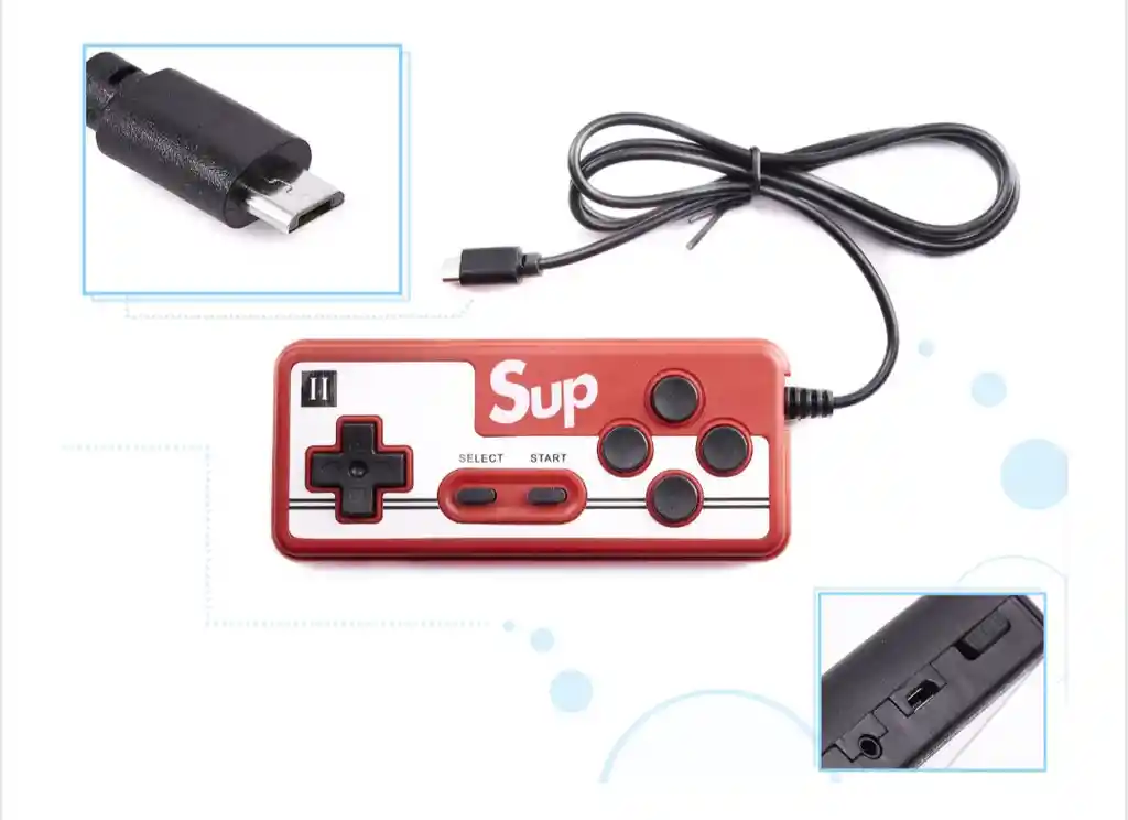 Consola Mini De Videojuegos Retro 400 Juegos. Mini Consola De Juegos Portátil
