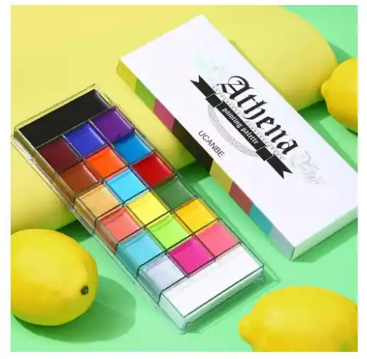 Ucanbe 20 Colores Athena Cara Cuerpo Pintura Aceite