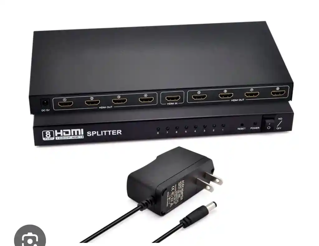 Splitter Hdmi 8 Puertos 4k 30 Hz