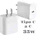 Cargador Completo Iphone 15 Pro Max 35w Usb - Tipo C