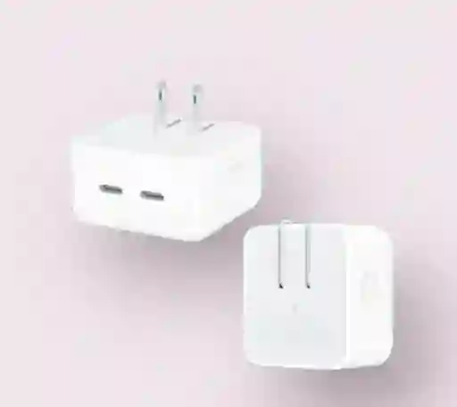 Cabezal Apple Iphone Dos Puertos C 50w Carga Rapida