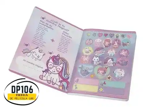 Cuaderno Cuadriculado Cosido Niña 100 Hojas Pasta Dura