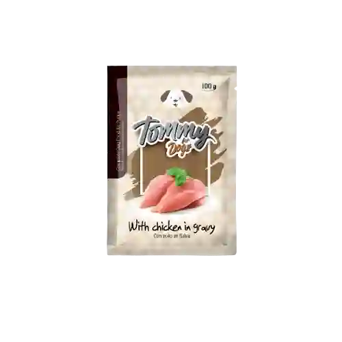 Tommy Dog Pouch 100 Gr - Pollo En Salsa