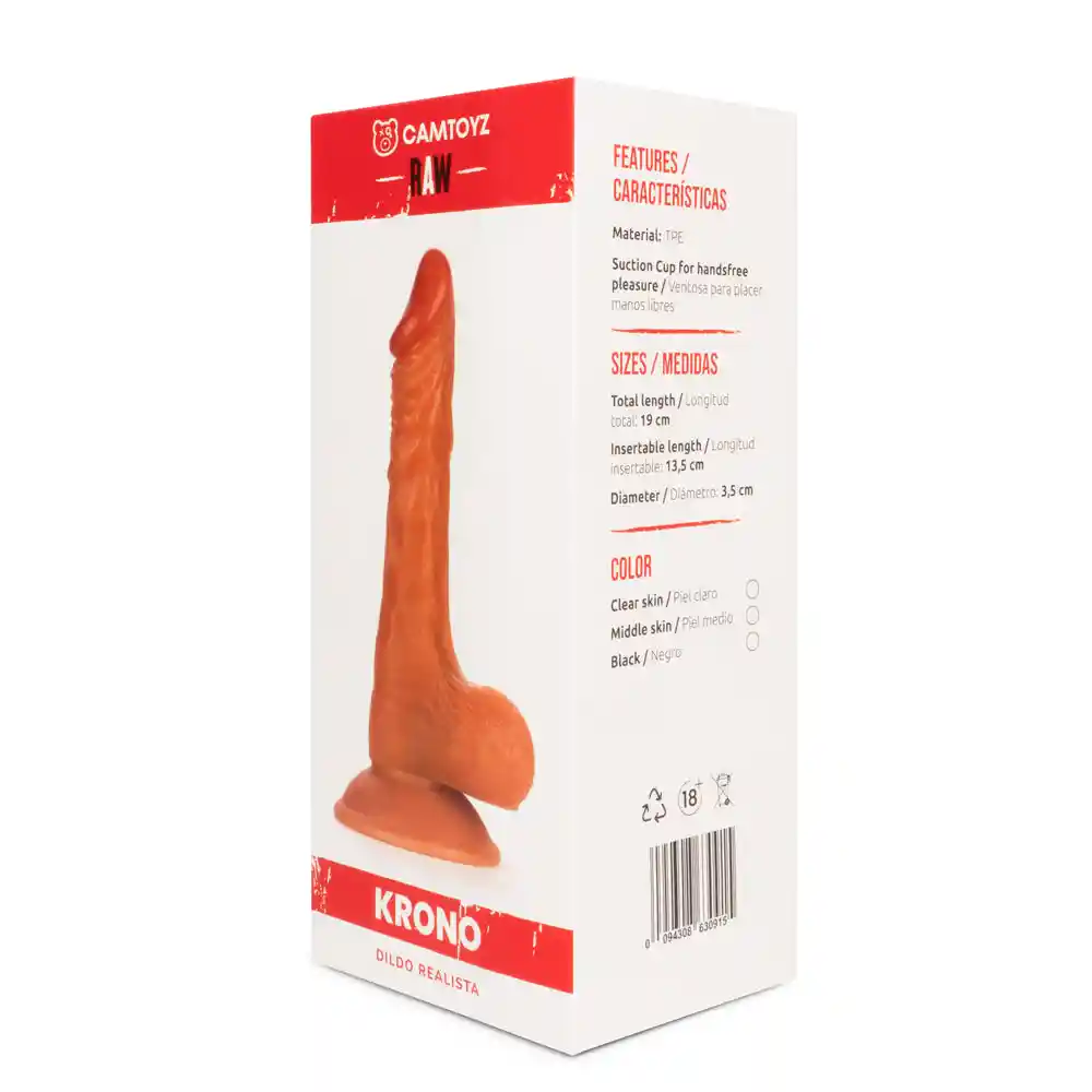 Dildo Realista Krono 19 Cm Camtoyz