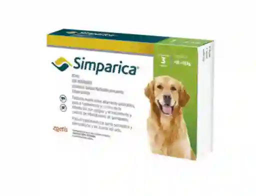 Simparica 80 Mg 20-40 Kg Caja X 1 Tab