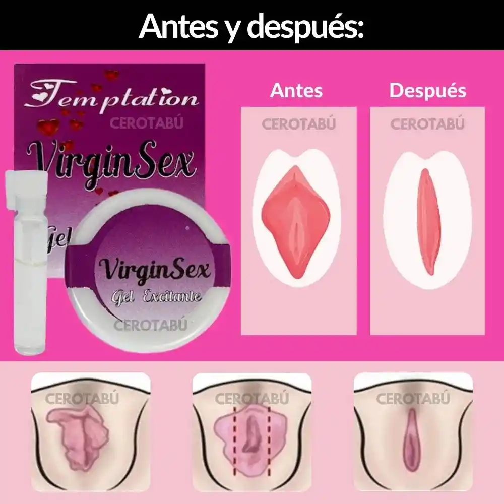 X6 Lubricante Estrechante Vaginal Rejuvenecedor + Feromonas