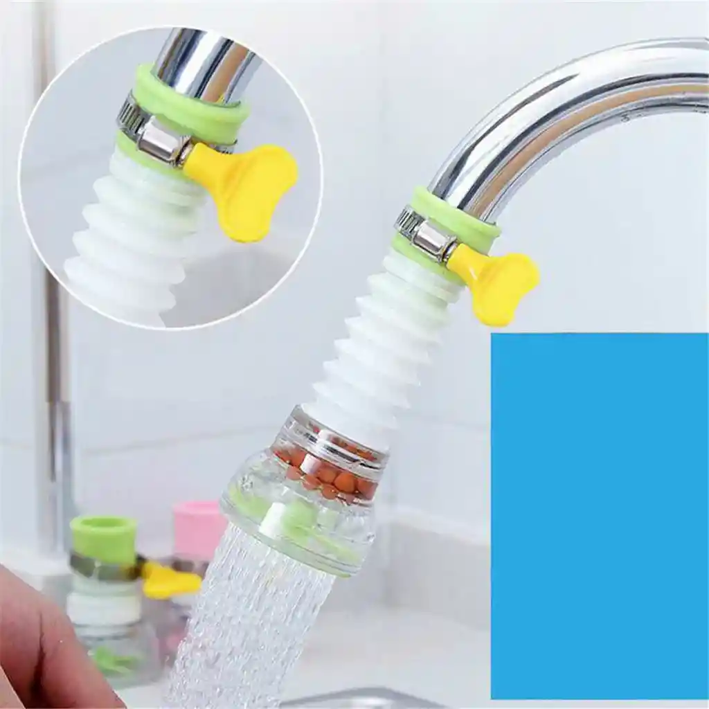 Filtro Purificador Y Ahorrador De Agua Extensible Para Grifo