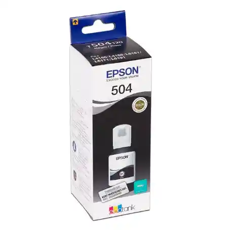Tinta Epson 504 Negra Original