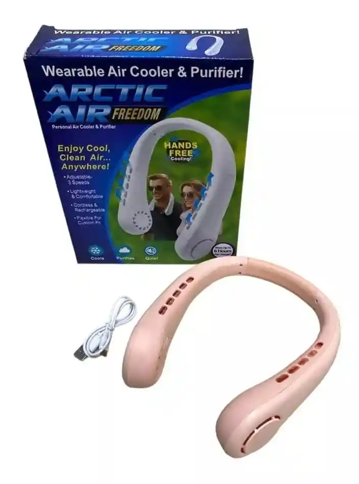Mini Ventilador De Cuello Portátil Recargable