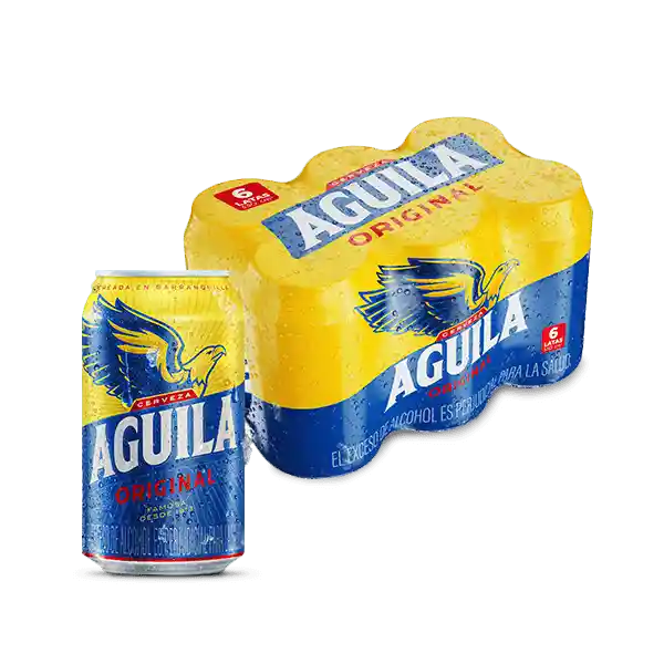 Aguila En Lata Sixpack