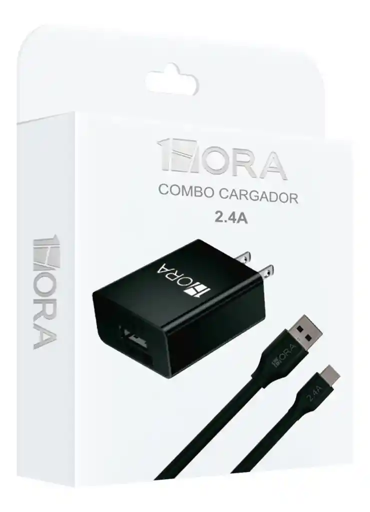 Combo Cargador Tipo C 2.4a