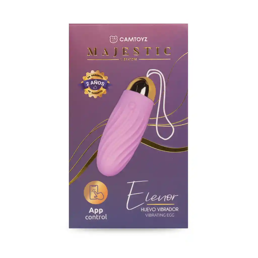 Huevo Vibrador Con App Elenor Majestic Camtoyz