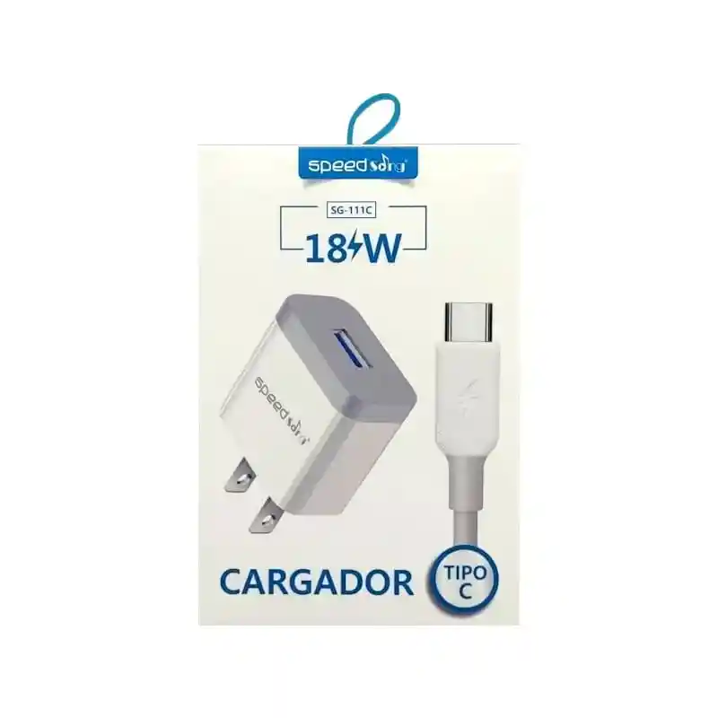 Cargador Speed Song 18w Tipo C