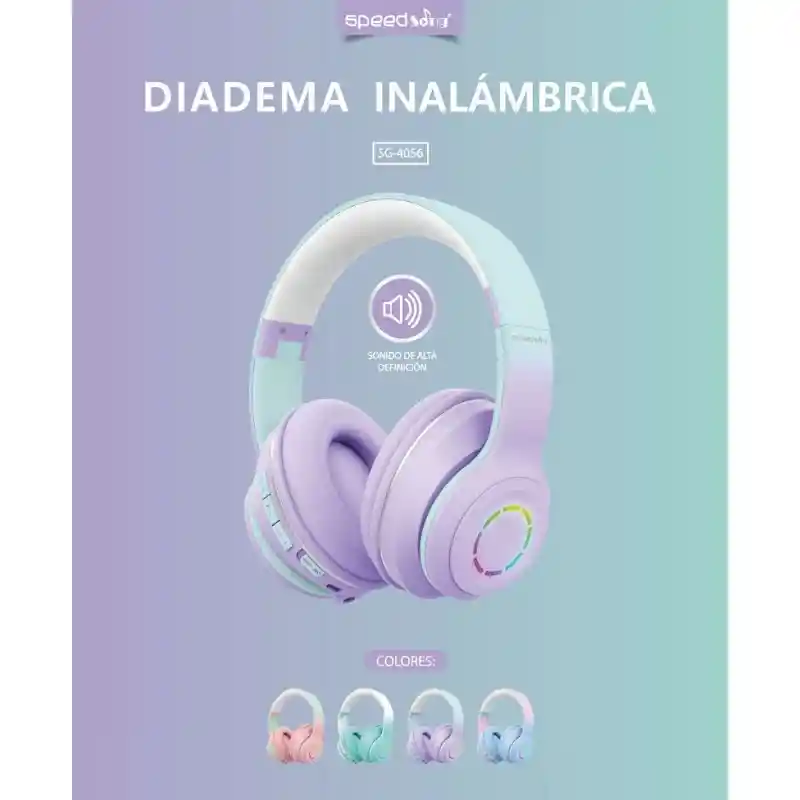 Diadema Inalambrica Speedsong Sg4056