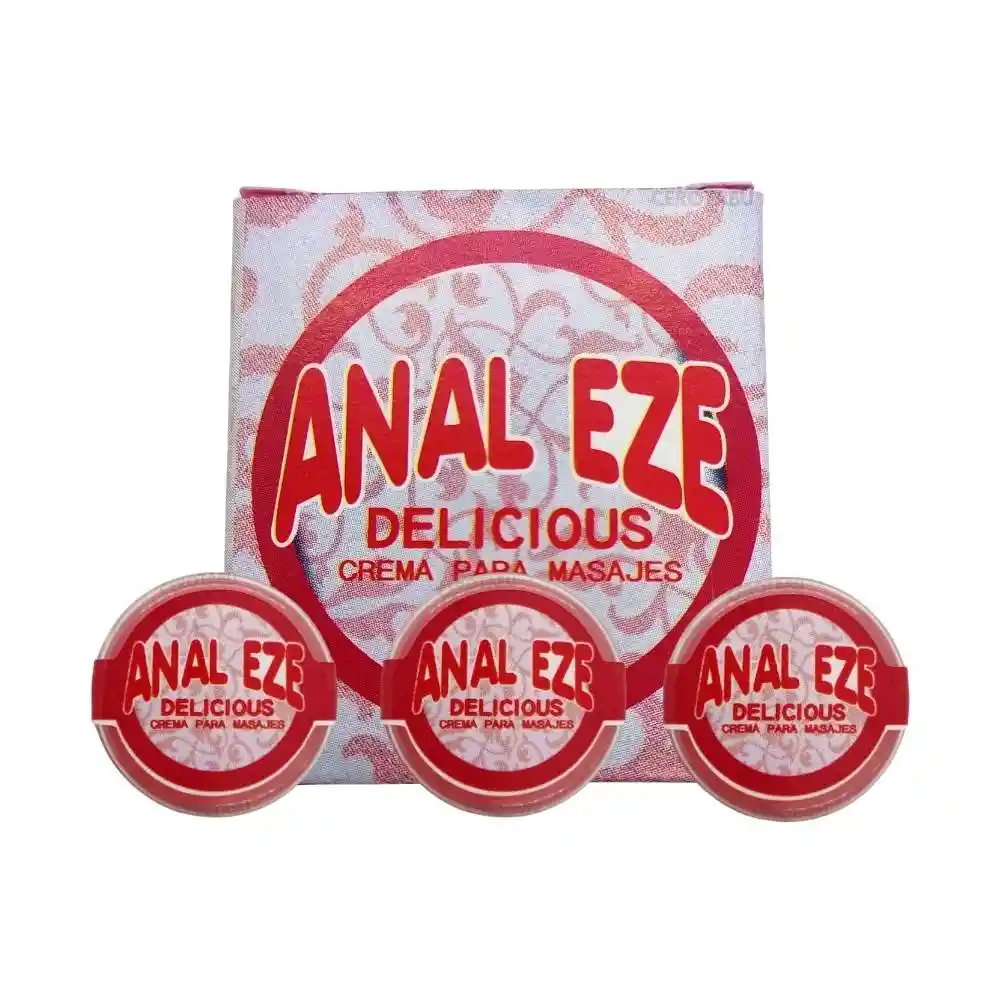 X3 Lubricante Anal Eze Delicious En Crema Sexo Sin Dolor