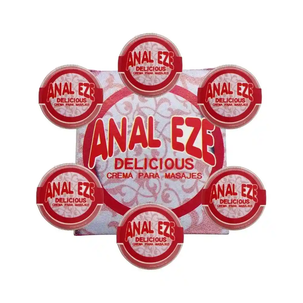 X6 Lubricante Anal Eze Delicious En Crema Sexo Sin Dolor