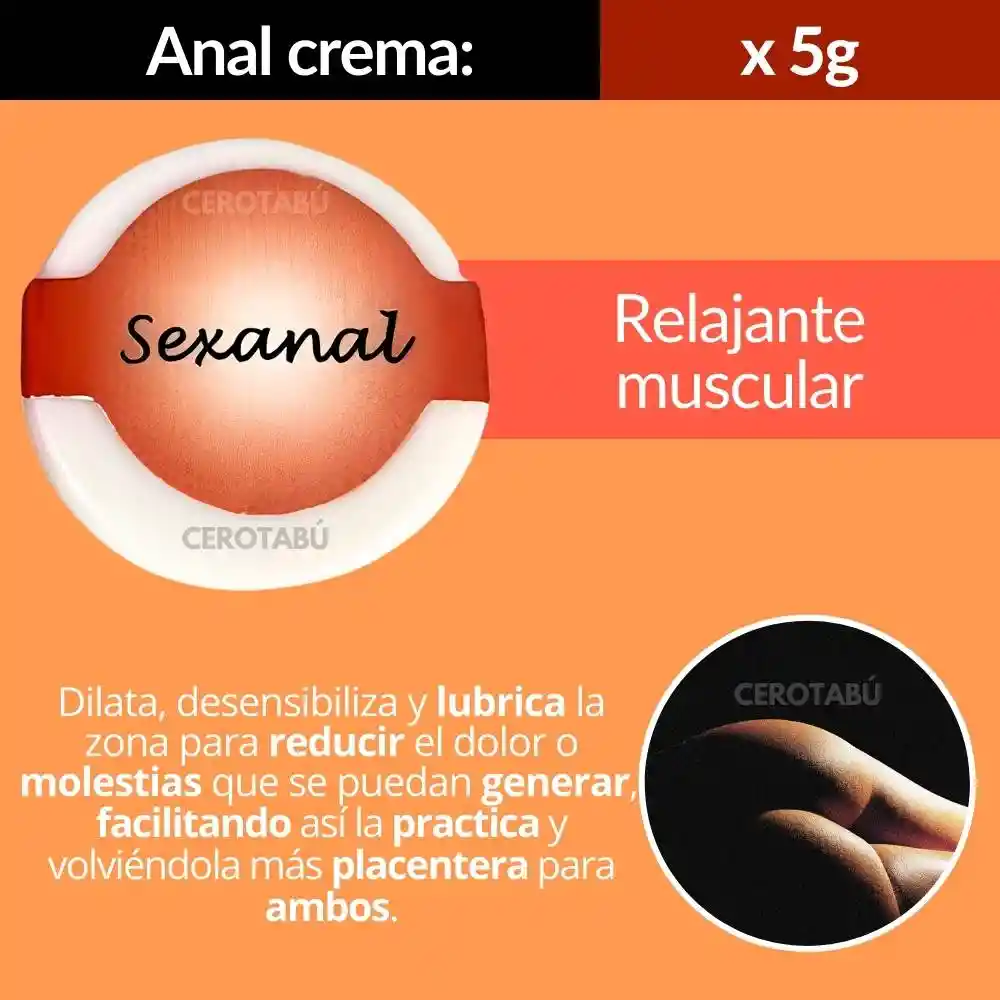 X3 Lubricante Anal Crema Anal Sexo Sin Dolor + Feromonas