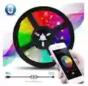 Cinta Luz Rgb Led Ritmica 5 Metros Bluetooth + Control + App