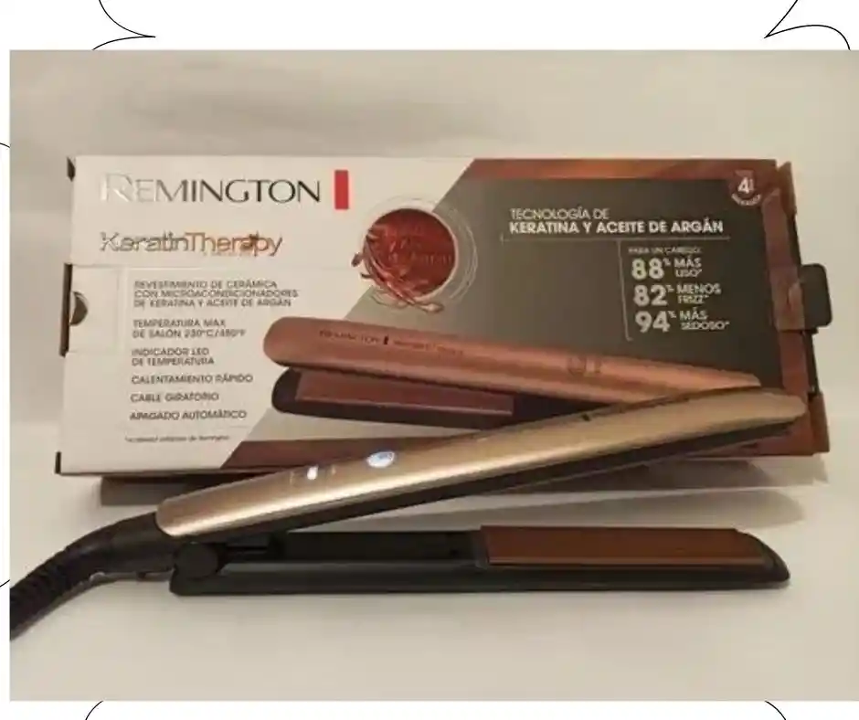 Plancha Remington Argan Keratina Digital Aaa