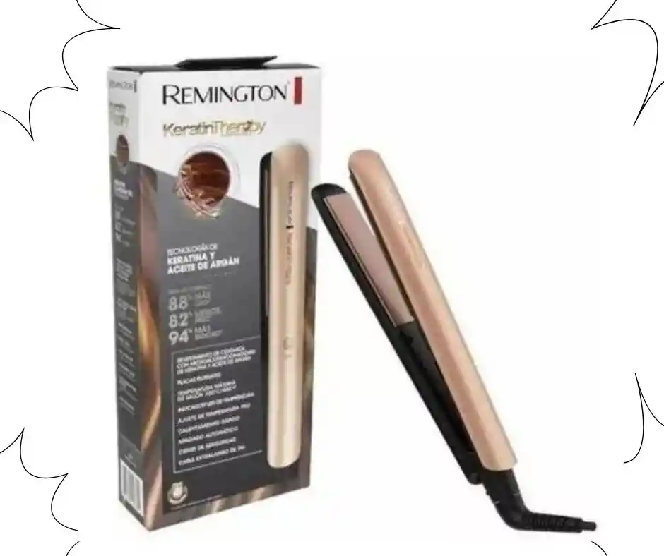 Plancha Remington Argan Keratina Digital Aaa