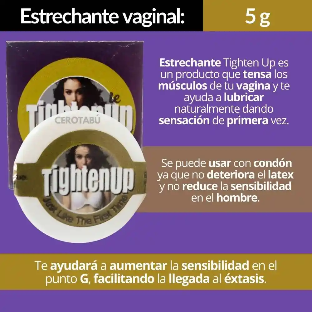 X3 Lubricante Estrechante Vaginal Tighten Crema Sexo Estrecho