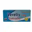 Tadalafilo 5 Mg Caja X 4 Tabletas (verelis)