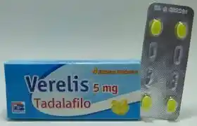 Tadalafilo 5 Mg Caja X 4 Tabletas (verelis)